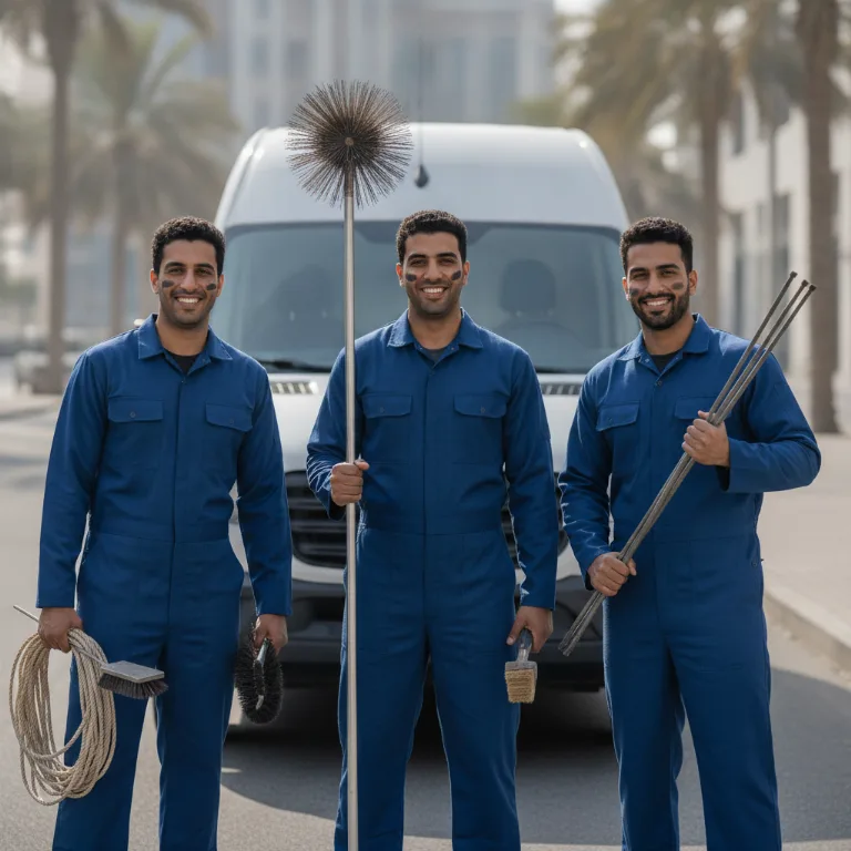 Chimney Sweep team in Dubai Festival City